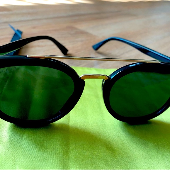 Gucci GG0403S-001 Unisex 51mm Black Sunglasses,100% UV protection. Preowned. - Picture 3 of 9